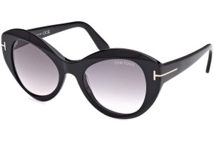 Okulary przeciwsłoneczne, TOM FORD GUINEVERE TF 1084 ECO 01B